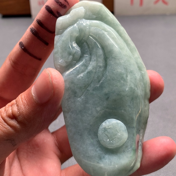 翡翠未镶嵌颈饰保真天然a货翡翠