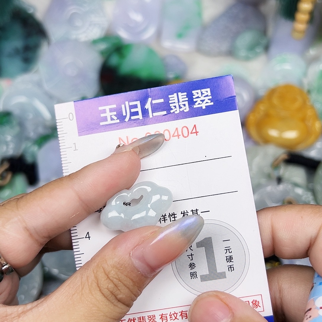 翡翠未镶嵌颈饰111