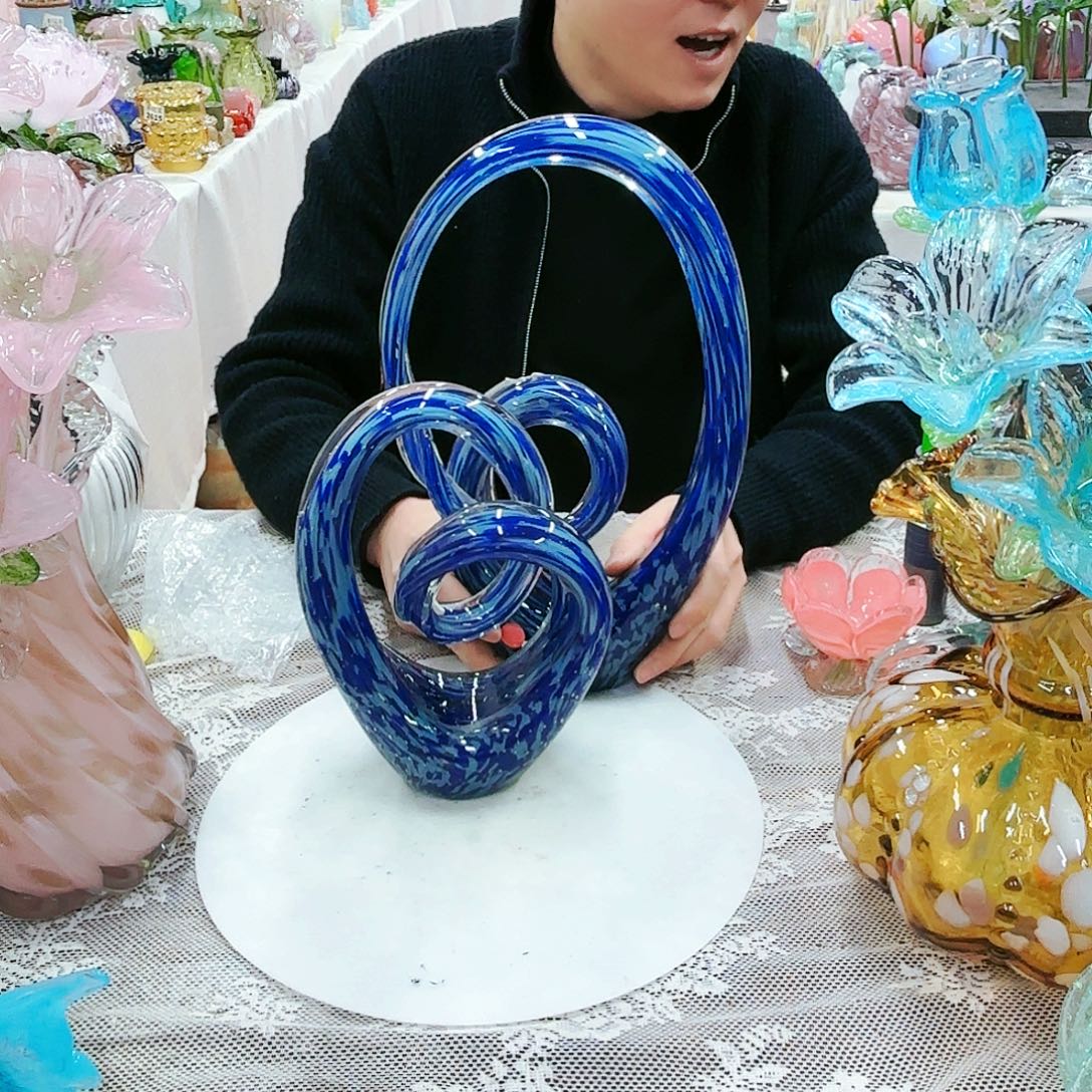 福利不退不换琉璃花瓶艺术品