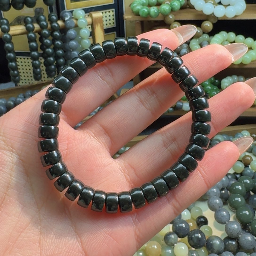 和田玉手链未镶嵌