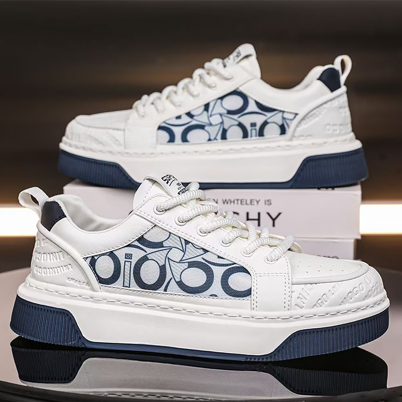 小白鞋男款45特大码休闲板鞋46青少年保暖47网面鞋子男款冬季48