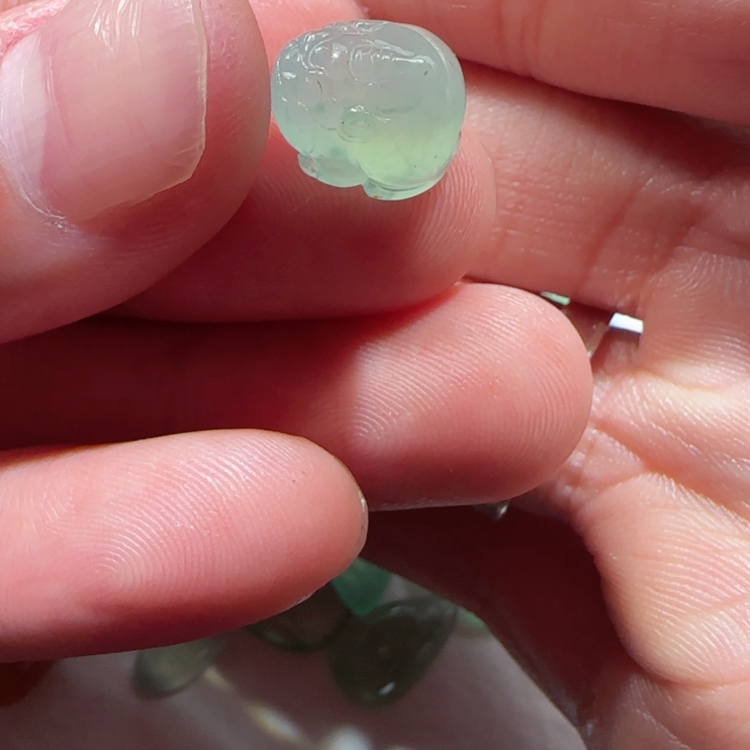 定制翡翠未镶嵌缅甸天然翡翠貔貅福利