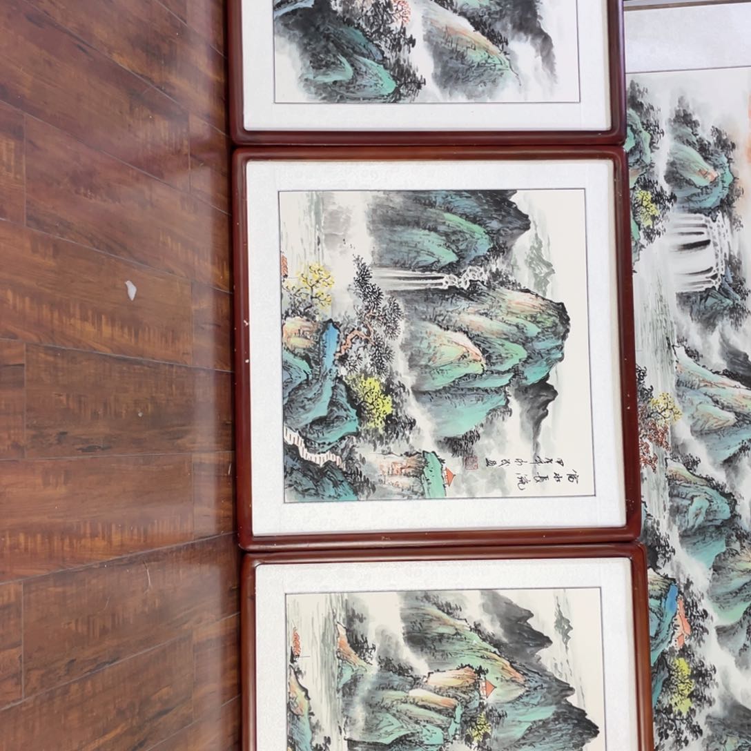 国画带框尺寸63*63厘米