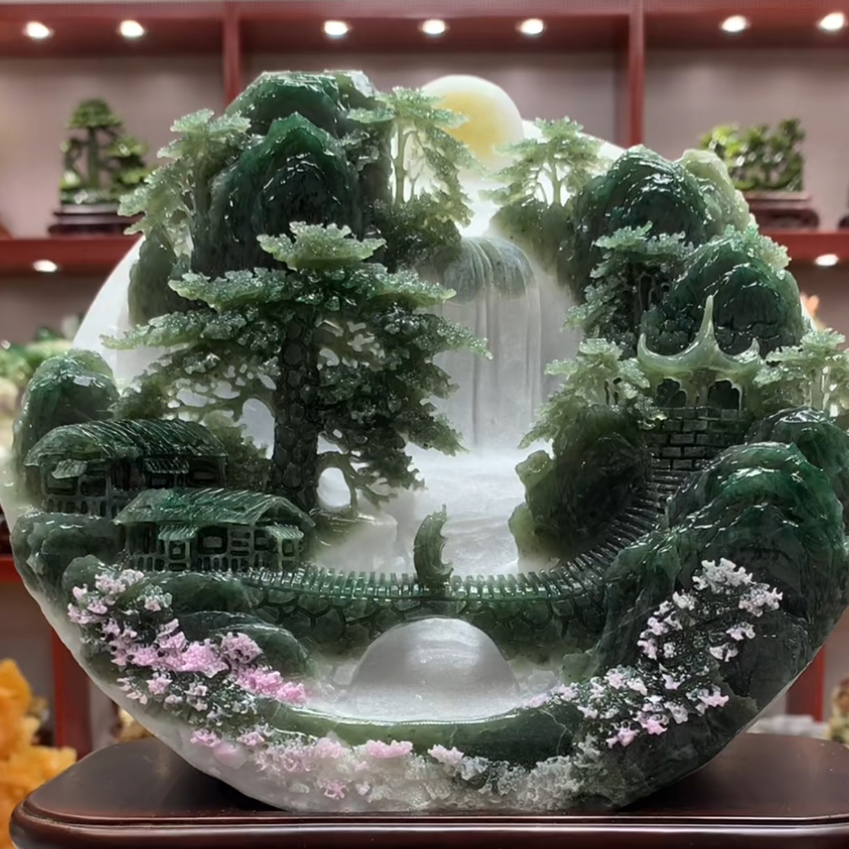 82039家居装饰雕刻摆件玄关电视柜客厅办公室乔迁开业礼物