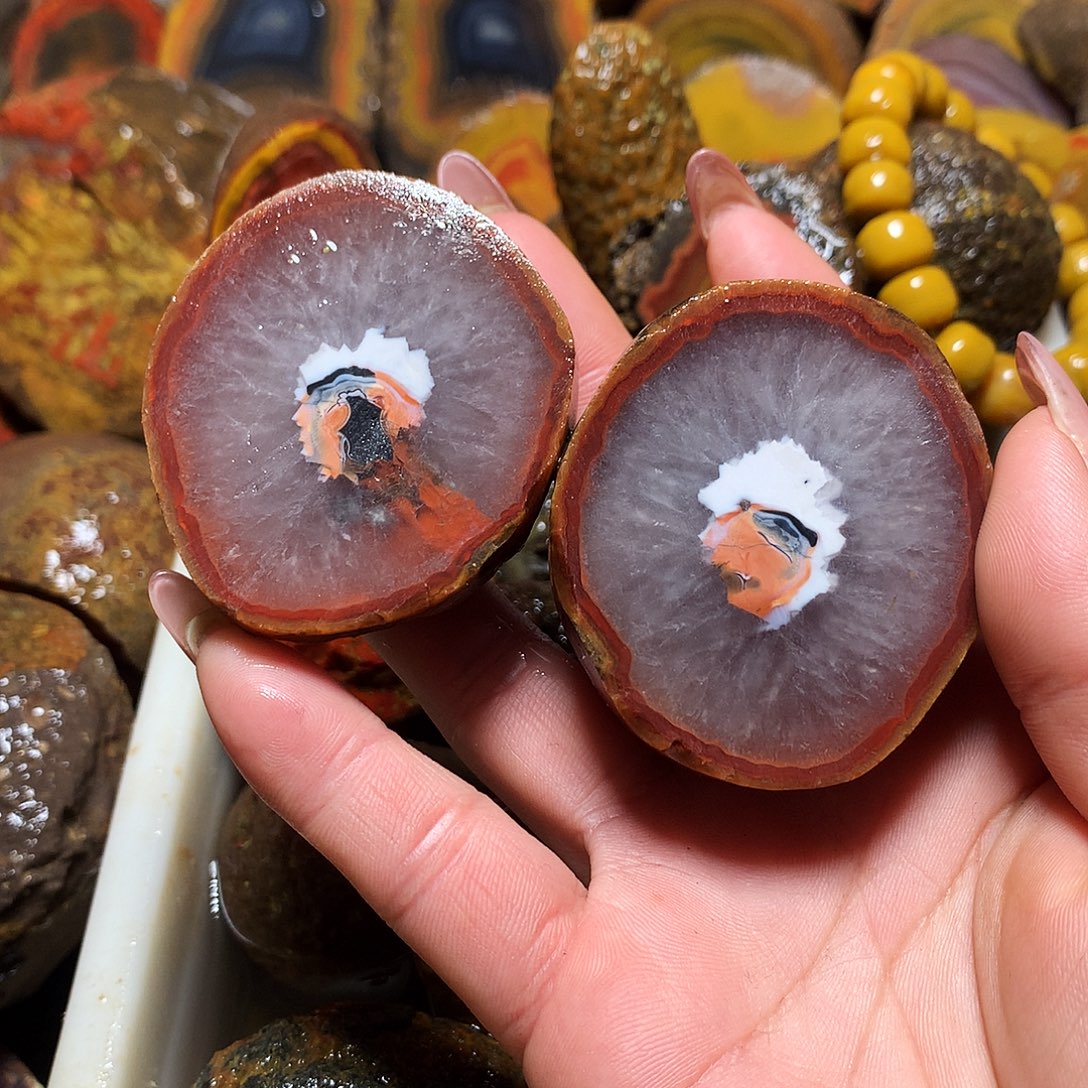 玛瑙/玉髓未镶嵌珠宝半成品