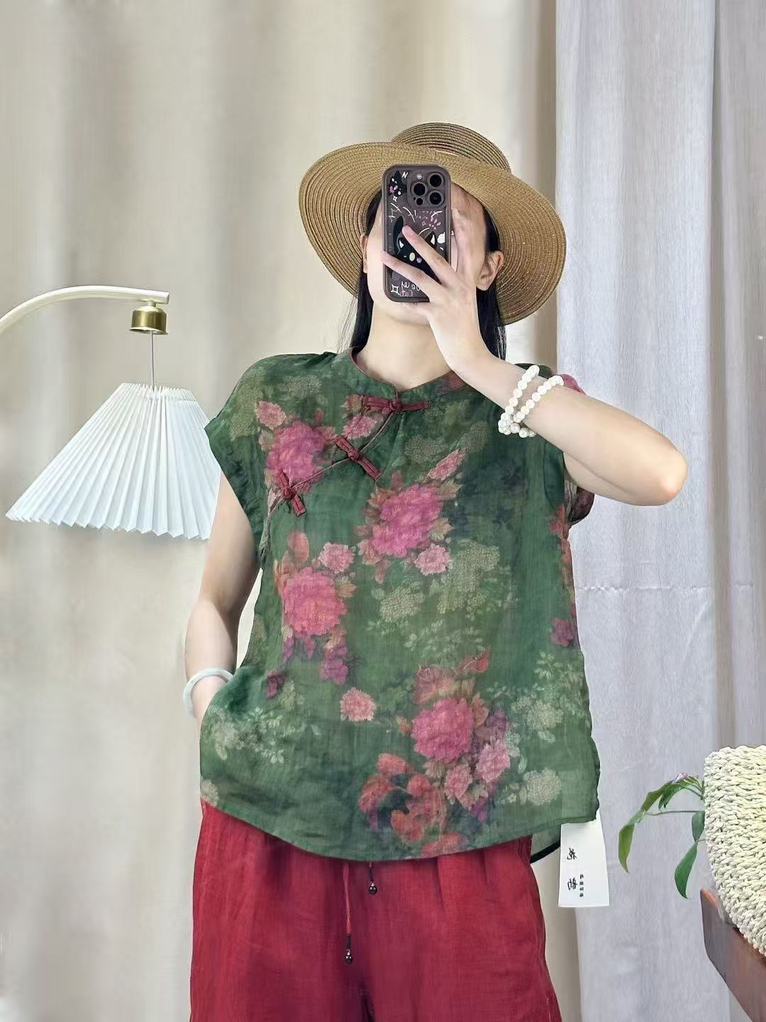 样样红（休闲国风夏季短袖）