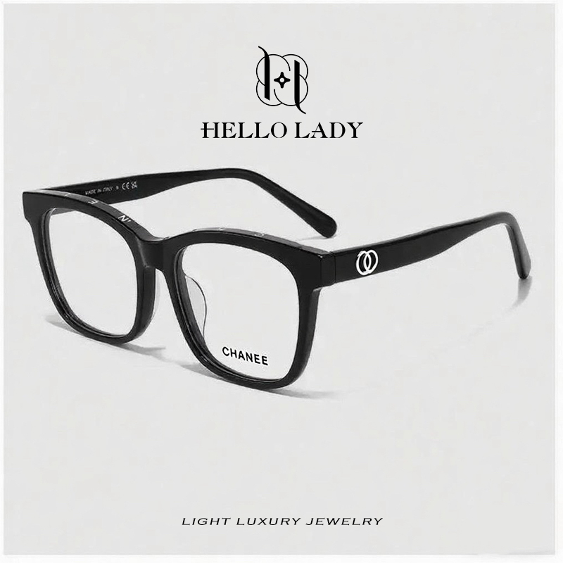 素颜眼镜字母女复古猫眼高级感2025新款方圆脸显脸小防紫外线