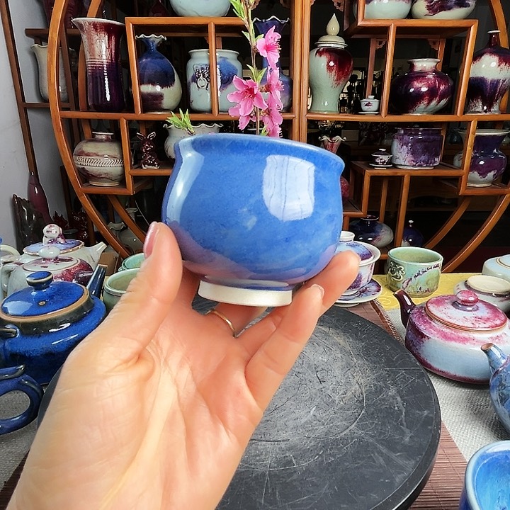 牛家钧窑牛自恒老师钧瓷杯