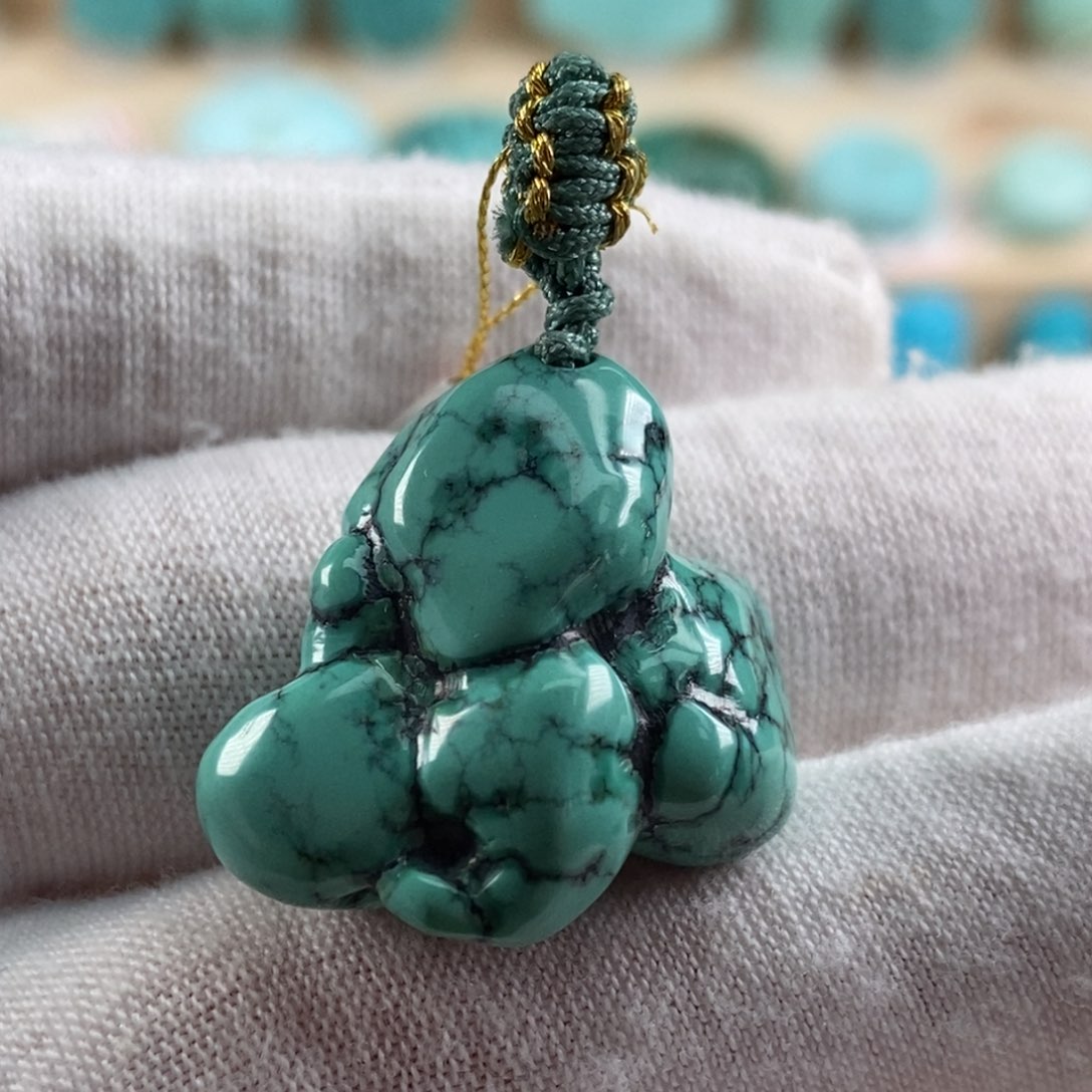 绿松石珠宝奇石未镶嵌