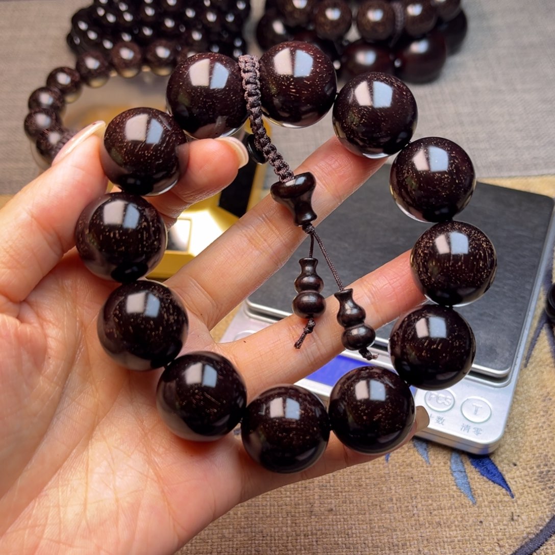 檀香紫檀（小叶紫檀）2.0 12颗满天星