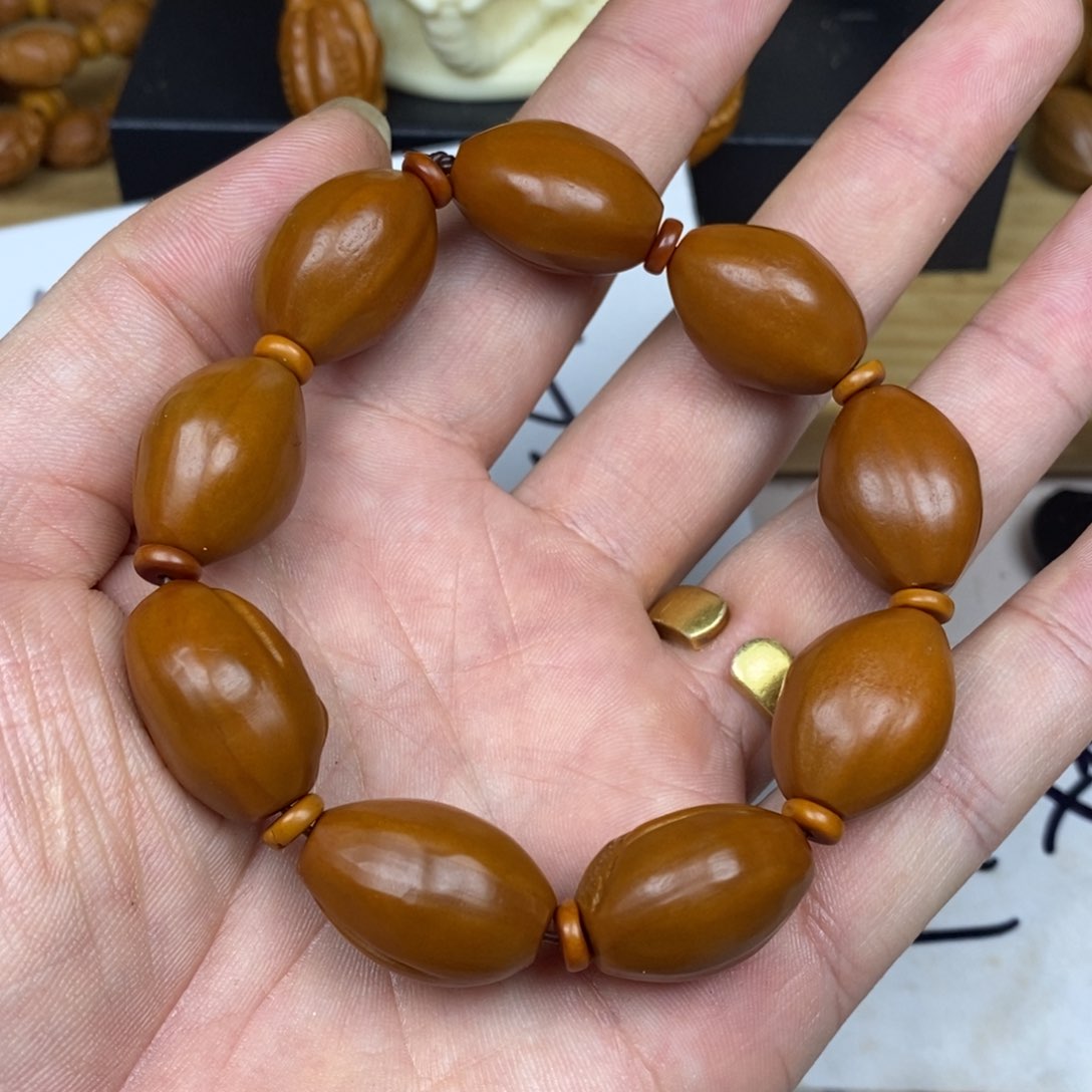 橄榄核手串/手链橄榄核橄榄核雕刻强