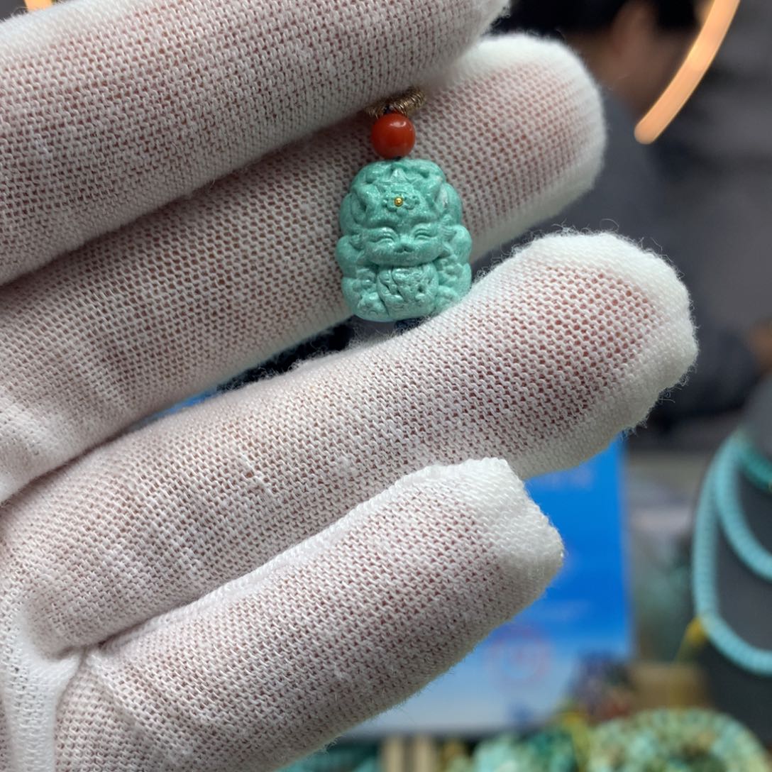 绿松石挂件未镶嵌