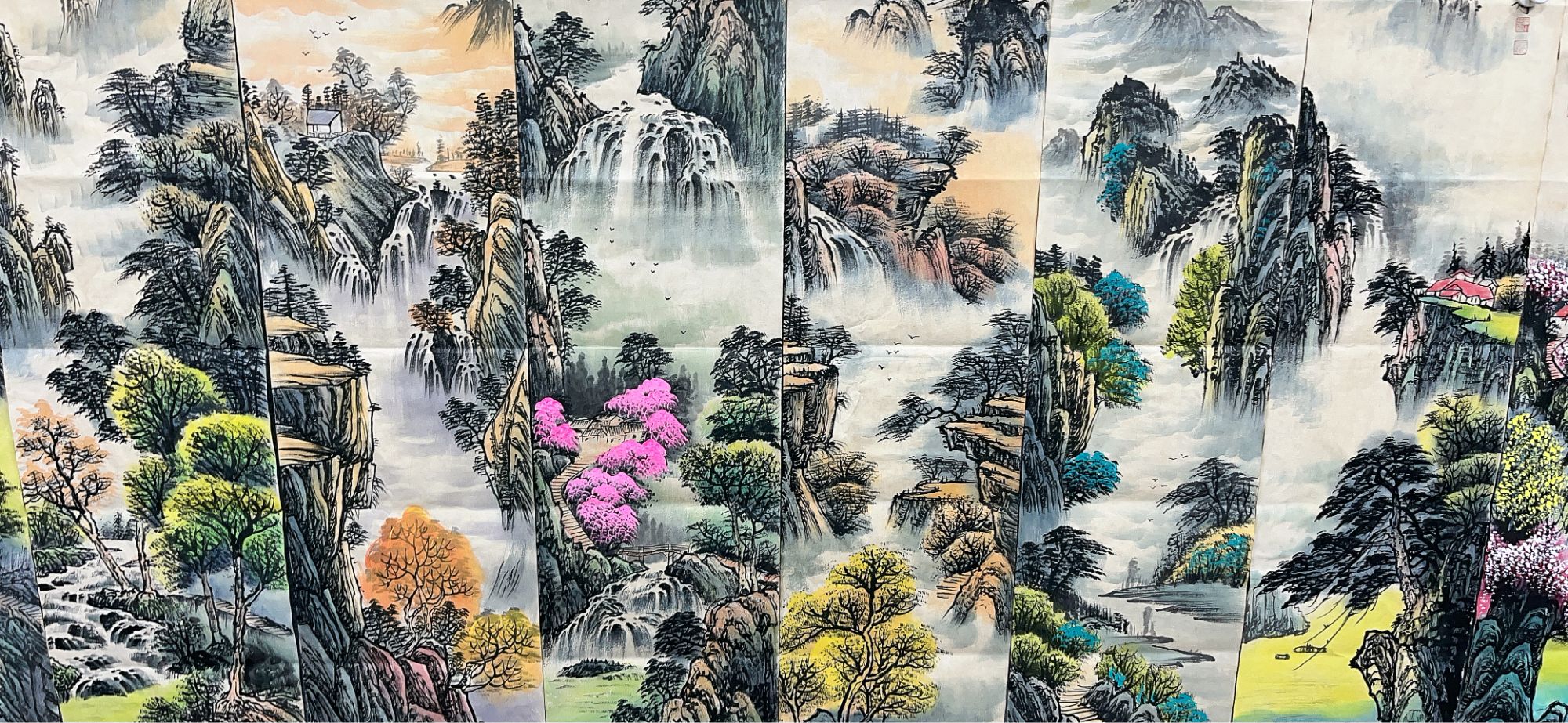 【优斯特】精品十二条屏装饰画通用链接