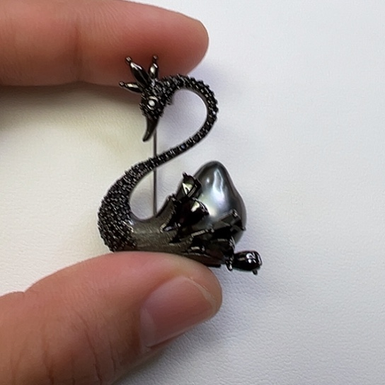 未镶嵌胸针海水珍珠汤****纸