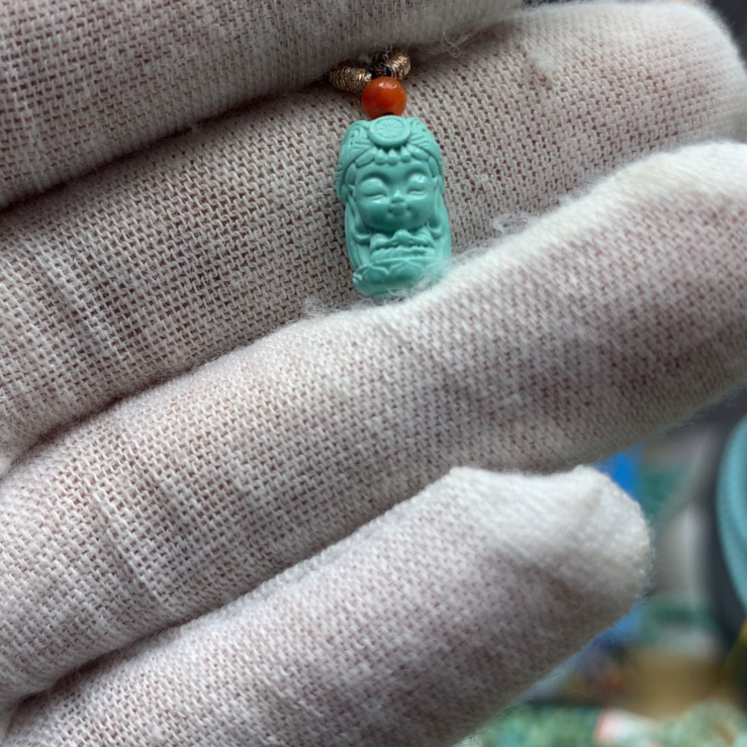 绿松石挂件未镶嵌