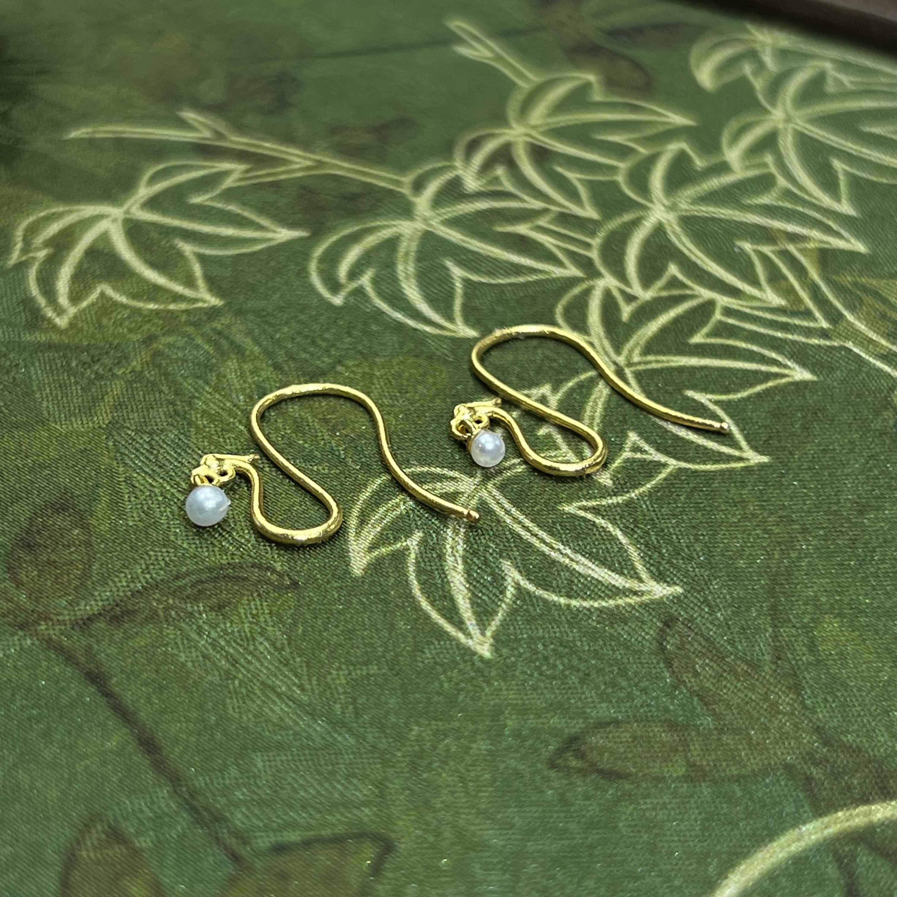 【珺笙珠宝】18K金DIY耳饰