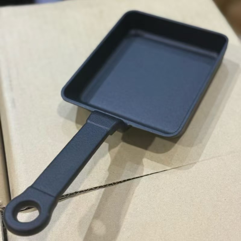 日本原装进口及精南部铸铁玉子烧煎锅