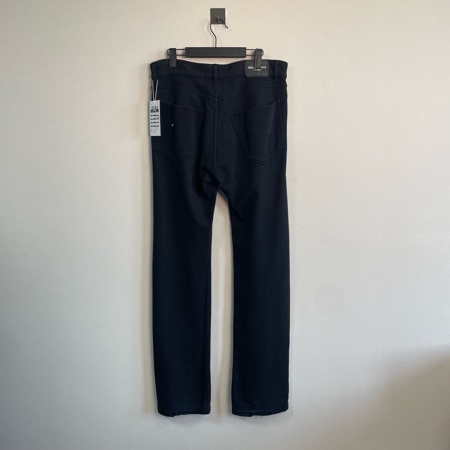 未使用 Balenciaga/巴黎世家 录像带牛仔裤/S码/全新带吊/8900