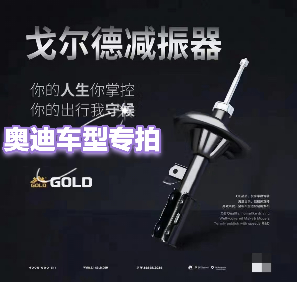 适用奥迪A4 A3 A5 A6 A7 A1 Q3 Q3 Q5 Q7戈尔德减震器芯