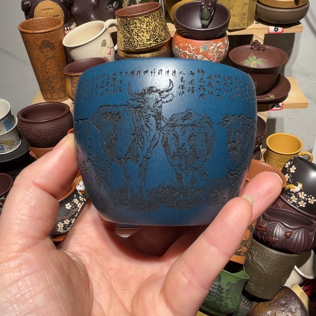 紫砂茶杯宜兴紫砂主人杯