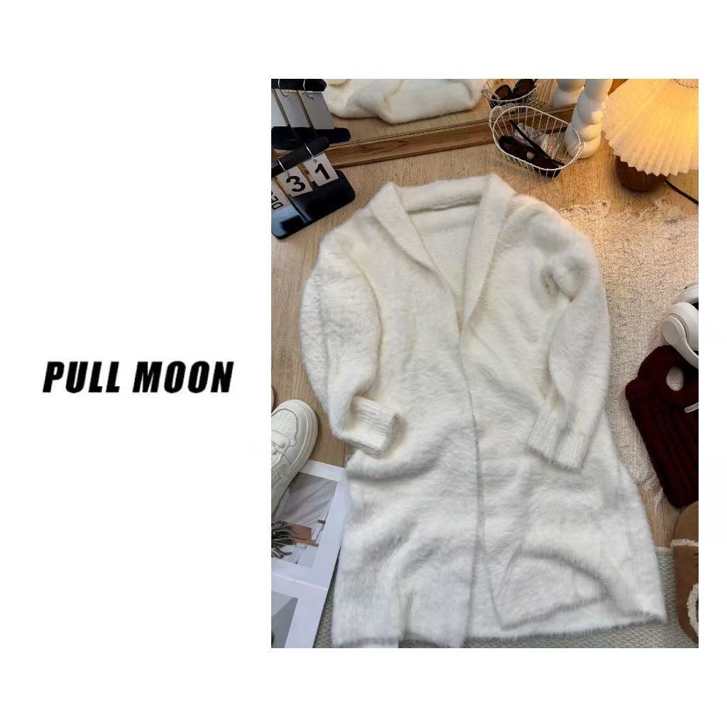 3941-1149 中长款宽松秋冬高级感厚毛衣慵懒针织开衫