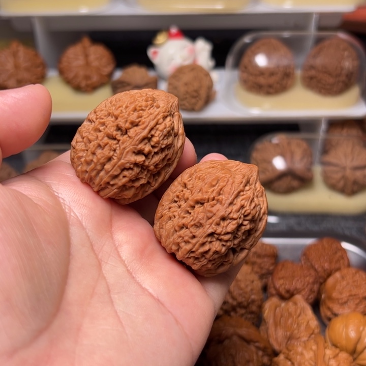 文玩核桃把件35全品大蒜头