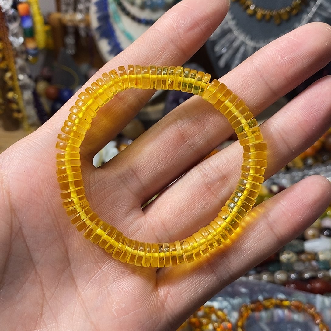 石英质玉未镶嵌，天然琥，珀直切8mm，