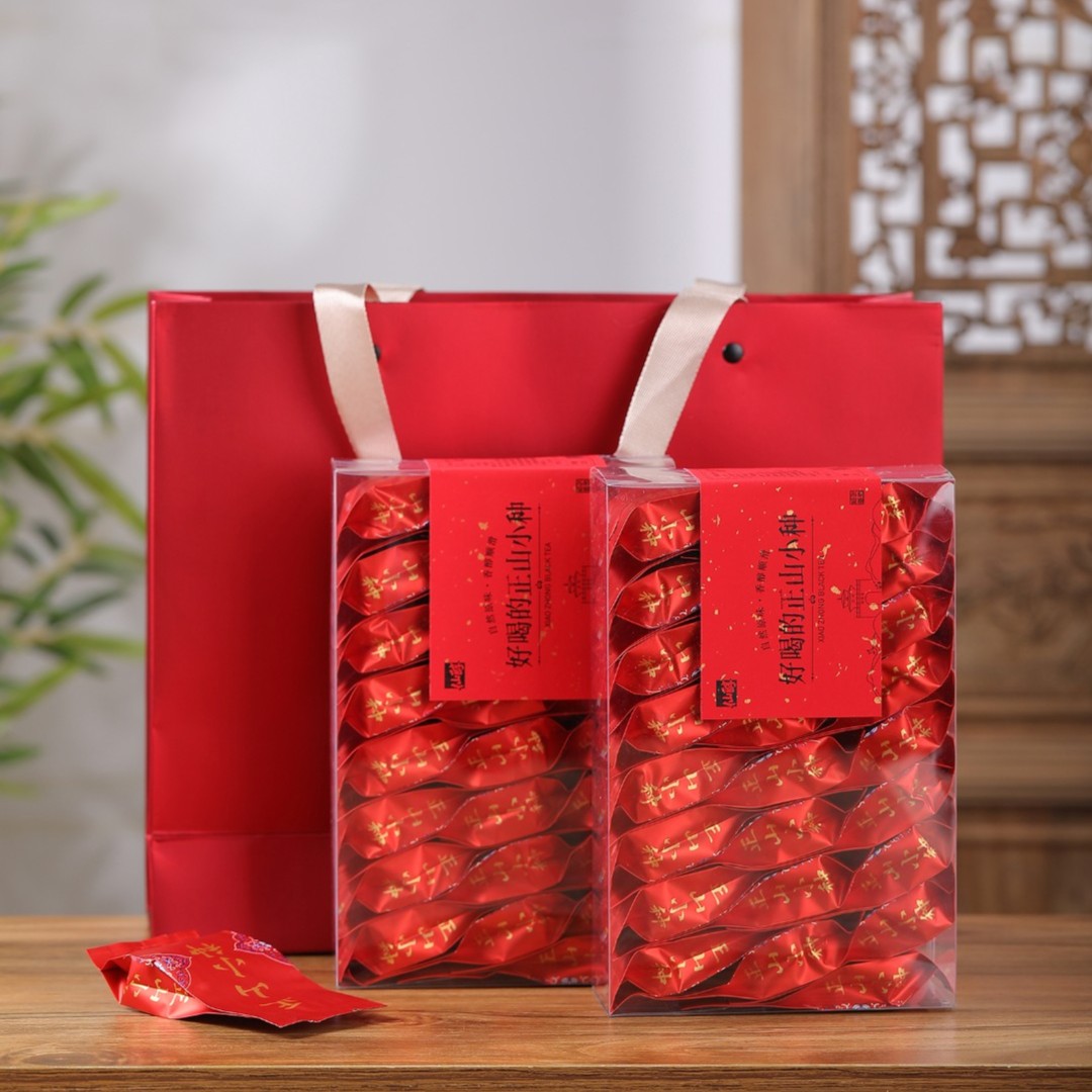 仙醇武夷山好喝的正山小种红茶口粮装一盒125g*2盒