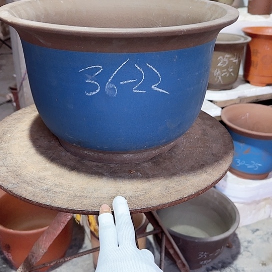 紫砂花盆源头工厂清仓处理9号