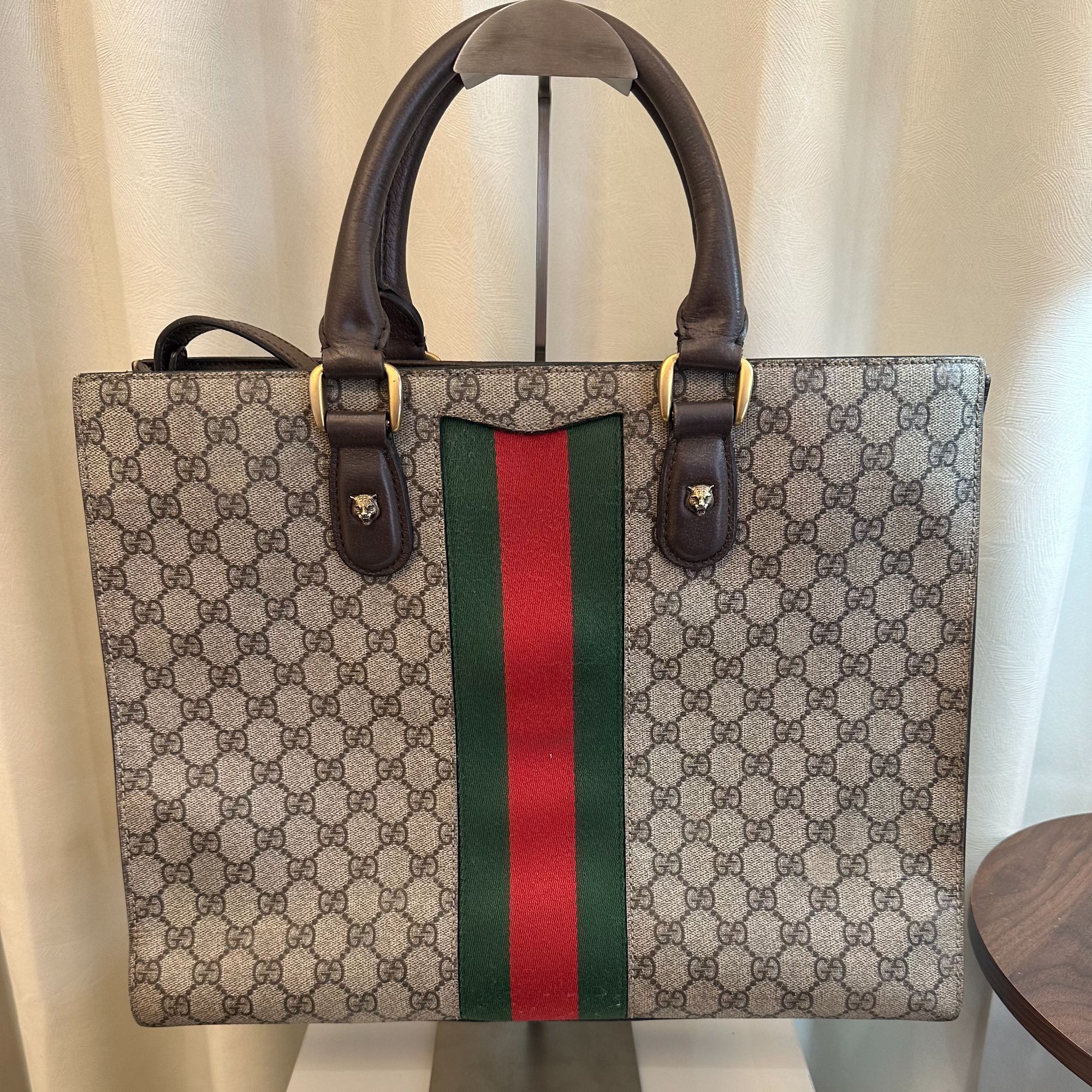 95新 GUCCI/古驰 Gucci 老花手提托特 000010