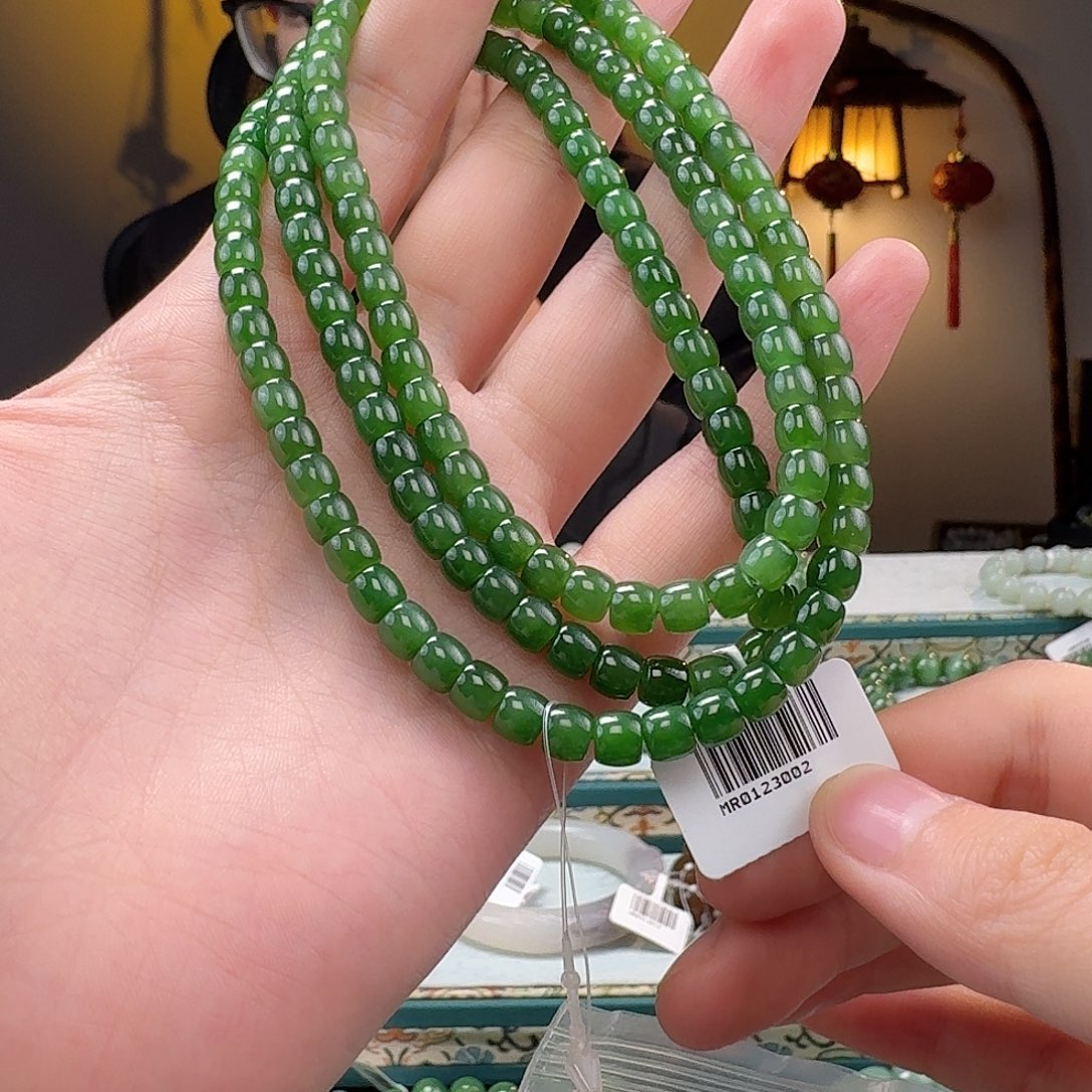 和田玉手串未镶嵌