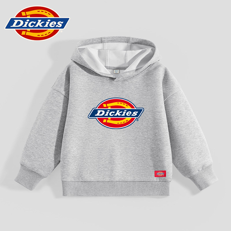 Dickies童装男童卫衣春秋款儿童2025新款休闲连帽上衣时尚秋装潮