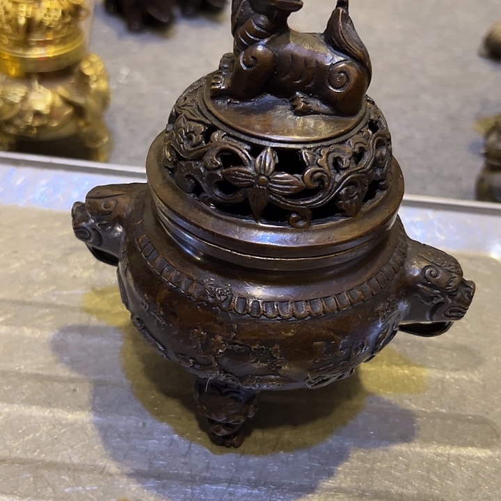 黄铜摆件，文房工艺品摆件