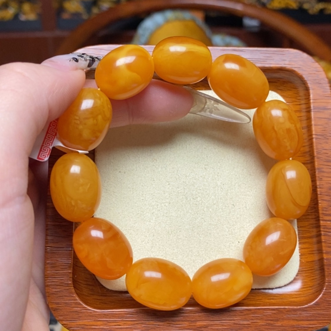 【闪购商品】蜜蜡手链未镶嵌手串