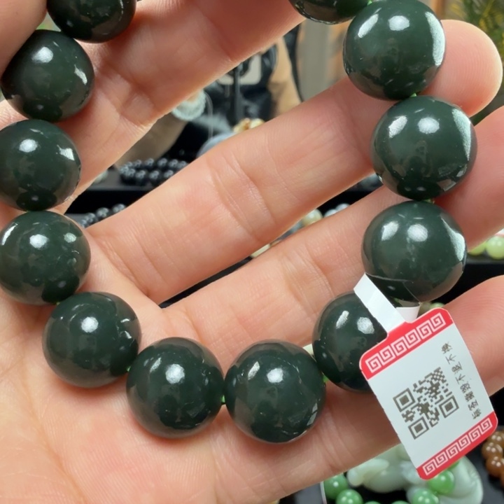 和田玉未镶嵌手链