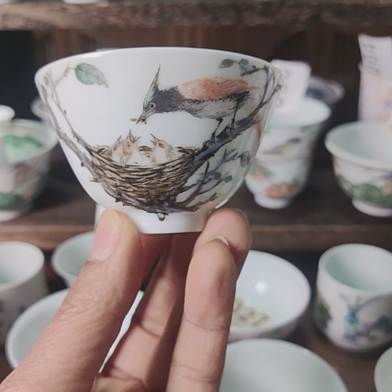 戴玉衡手绘陶瓷杯子