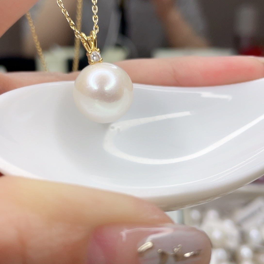 淡水珍珠未镶嵌吊坠(赠链)