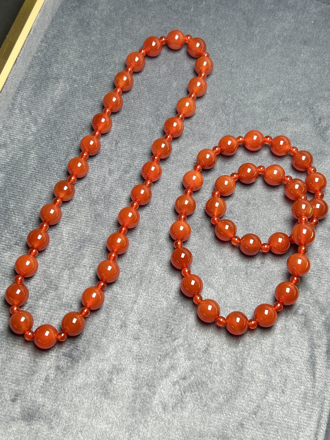 A - 661-露思同款 双圈玛瑙 手串10MM（拍一发一不配证书）