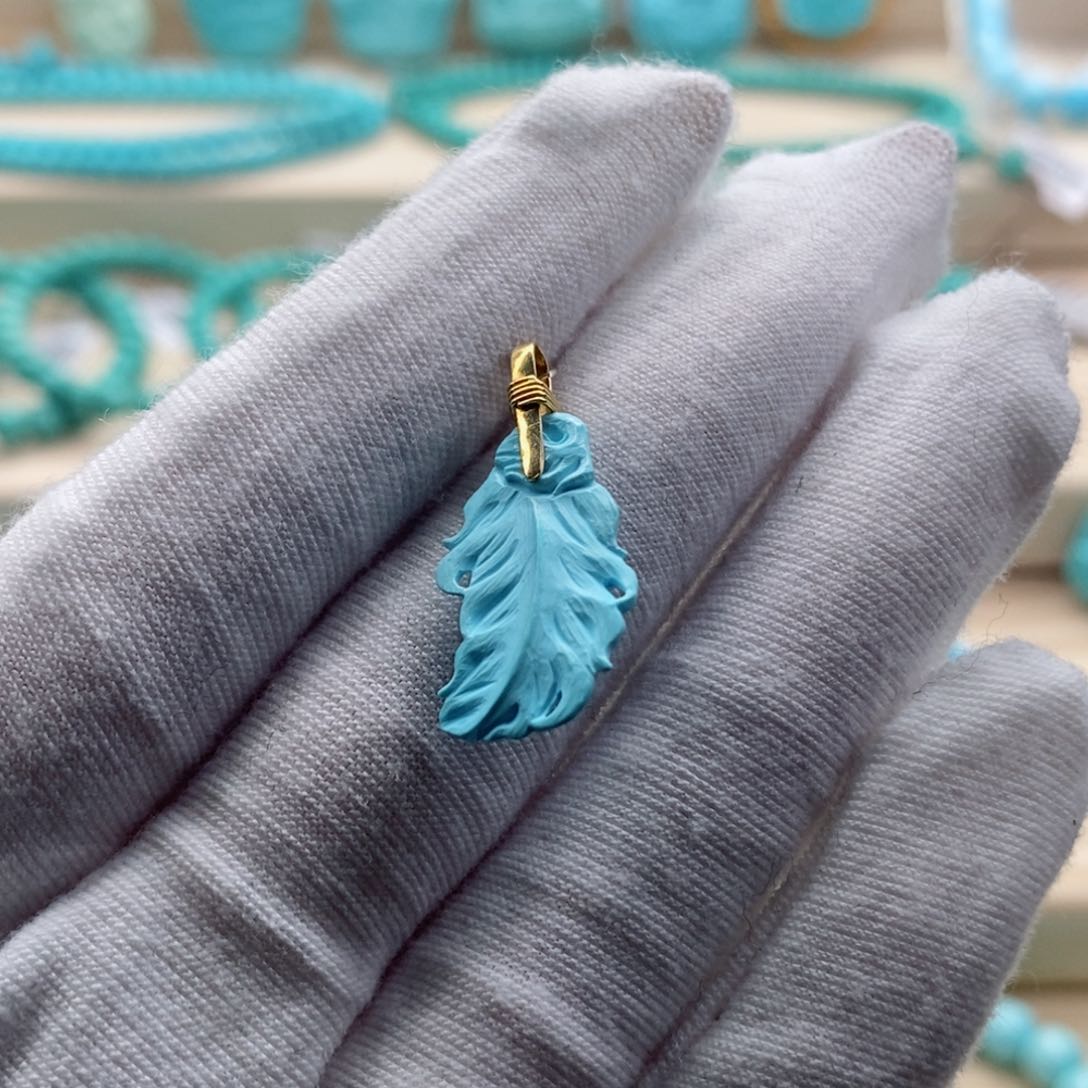 绿松石珠宝奇石未镶嵌