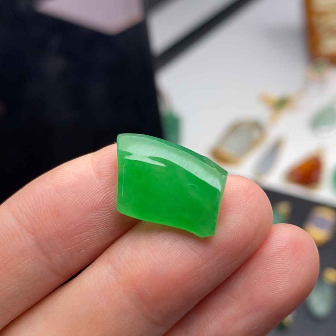 定制翡翠未镶嵌  柠檬超推荐