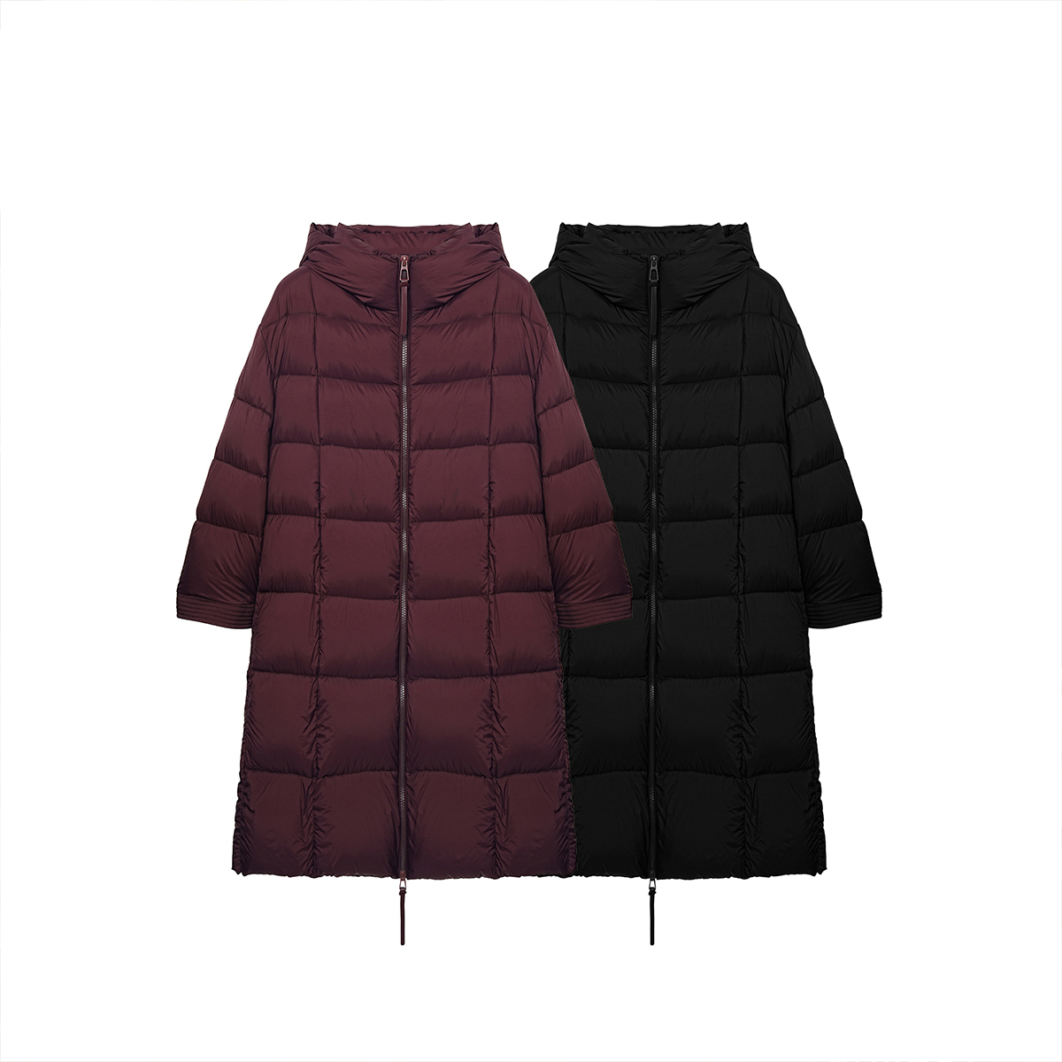 金雀绫【大昆仑】95白鹅绒柔软蓬松加厚加宽加大羽绒服SZA4YW682