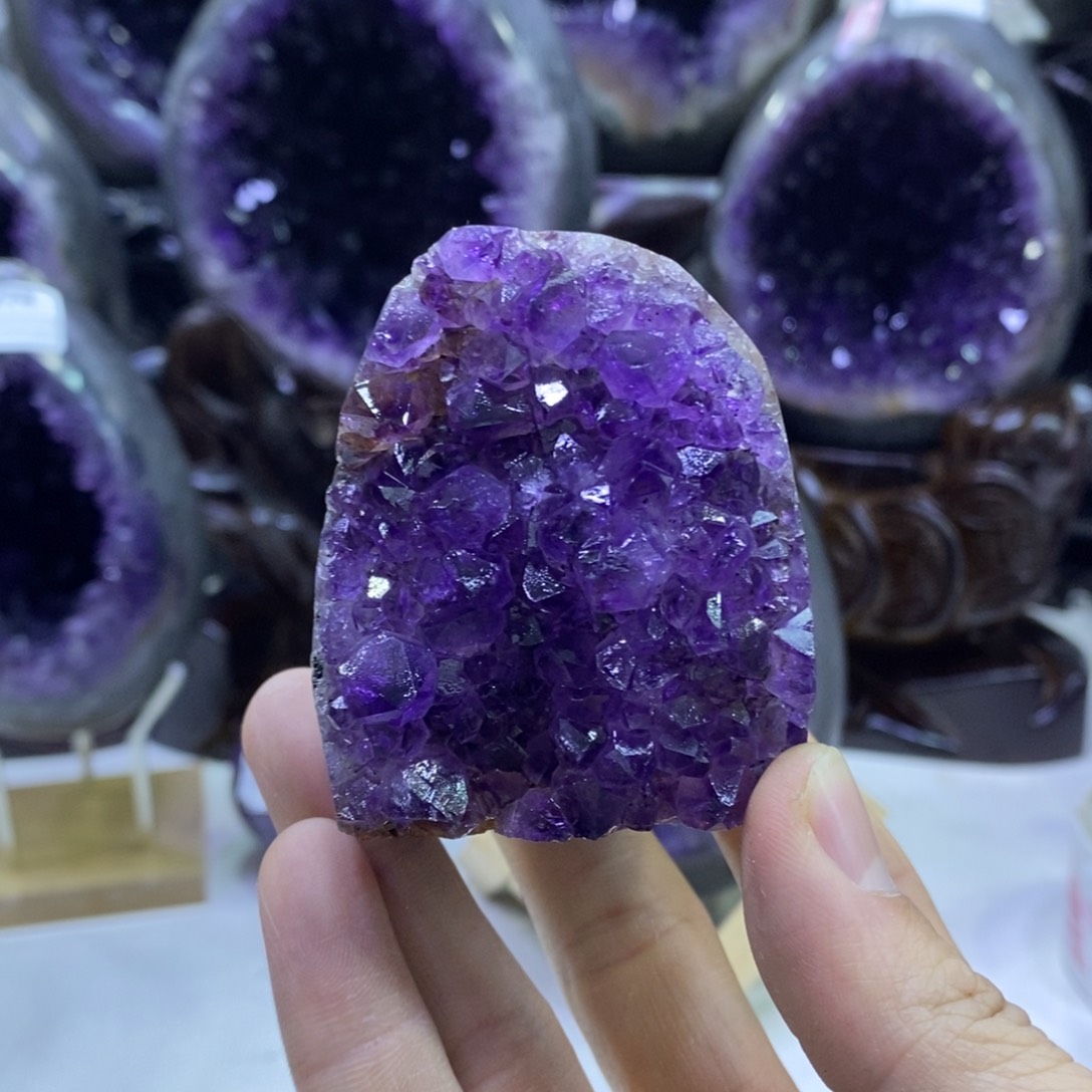 水晶水晶摆件未镶嵌小*萄2783