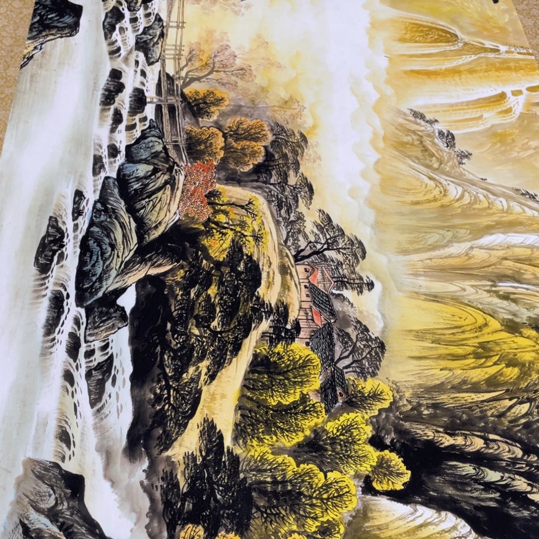 国画老师手绘带运险w