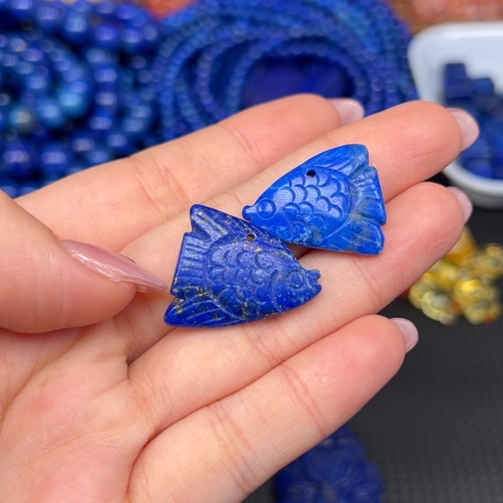 青金石未镶嵌吊坠(不含链)