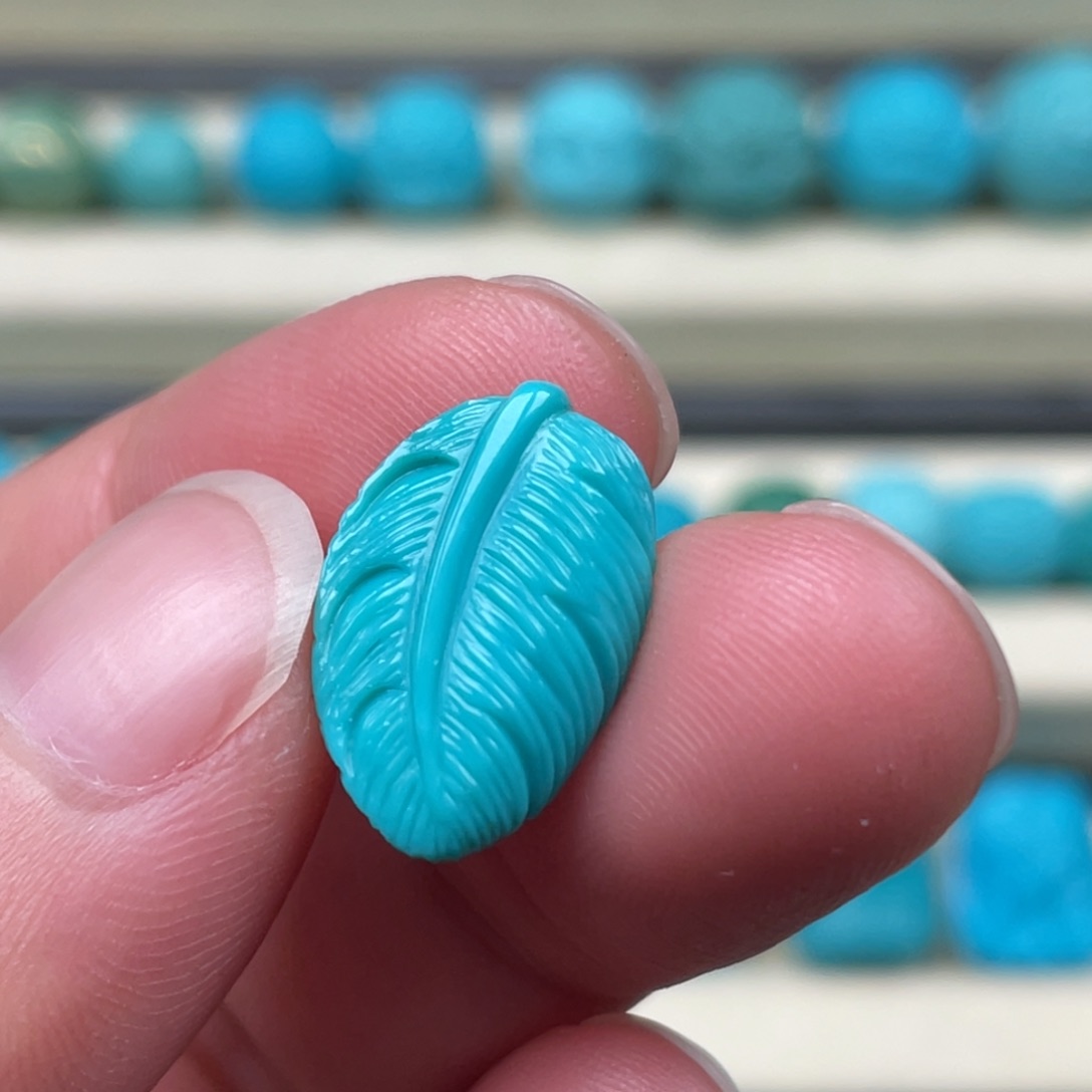 绿松石挂件未镶嵌