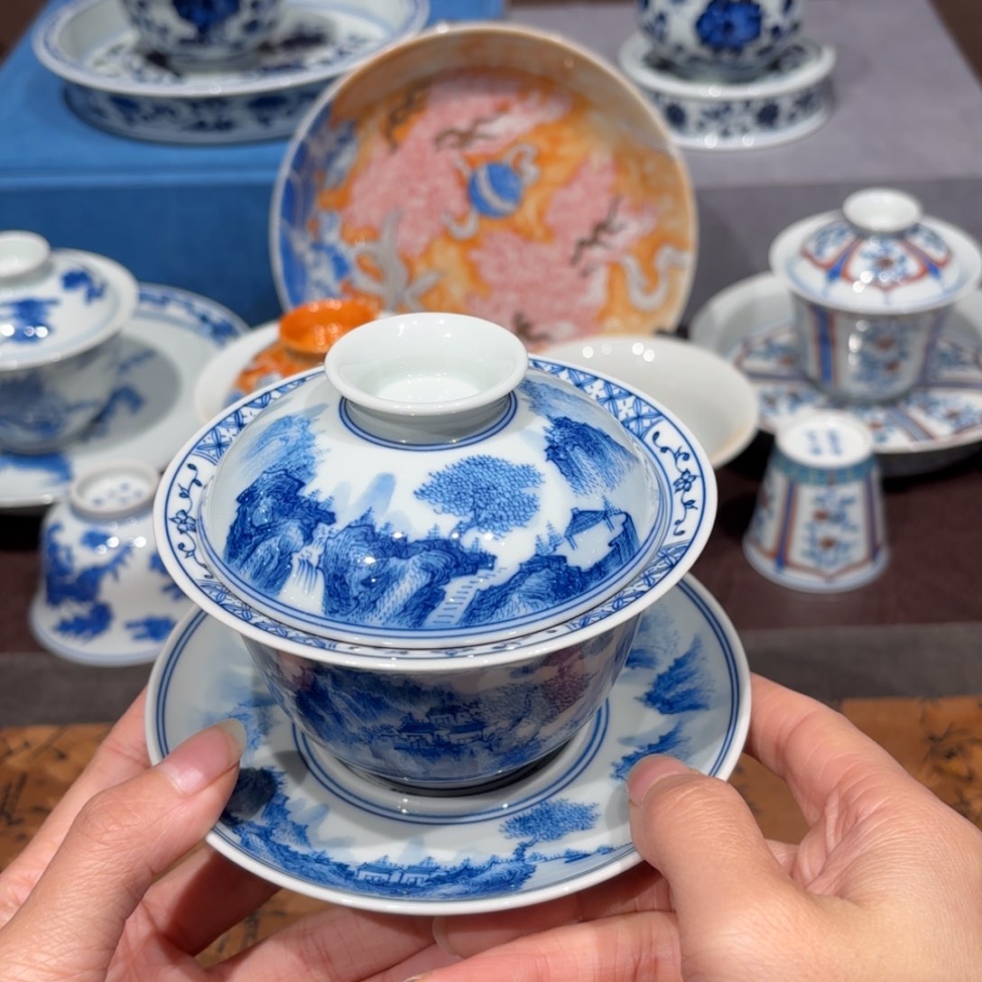 瓷片景德镇纯手工手绘
