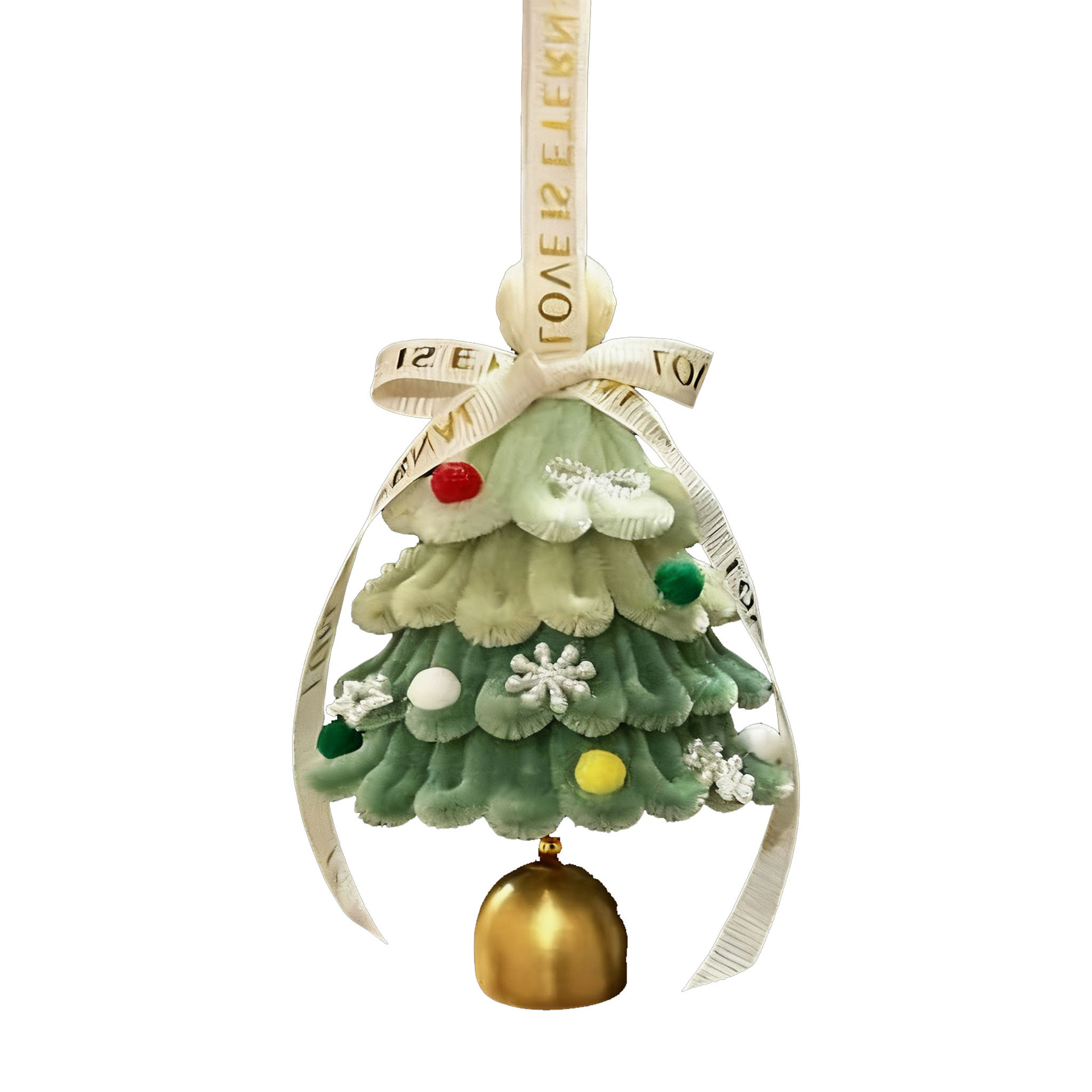 风铃雪花圣诞树挂件2026圣诞节礼物氛围布置圣诞树雪花挂件圣诞树