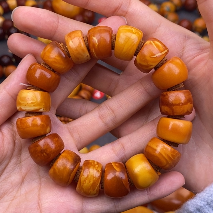 琥珀未镶嵌裸石蜜蜡M