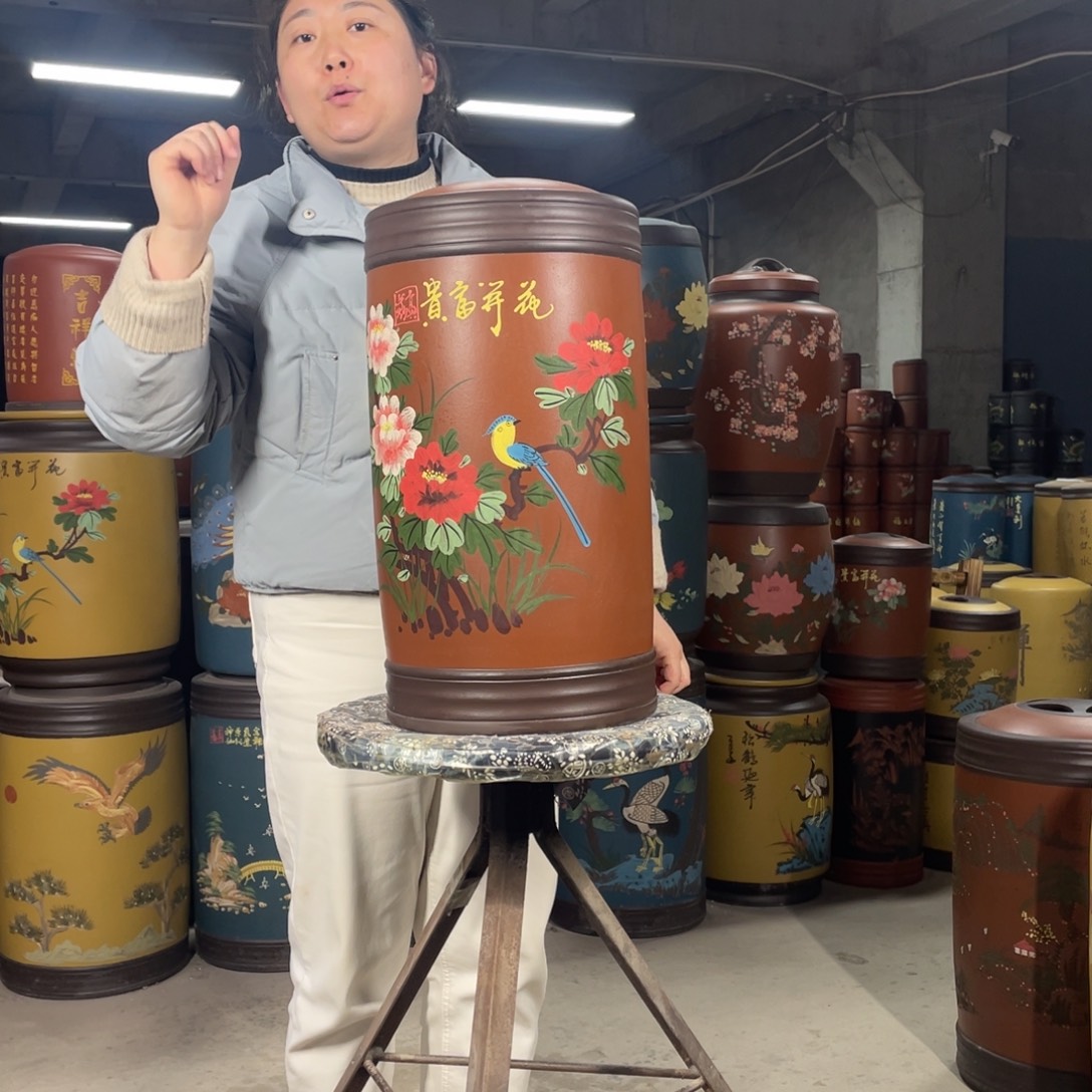 宜兴精品紫砂茶叶罐