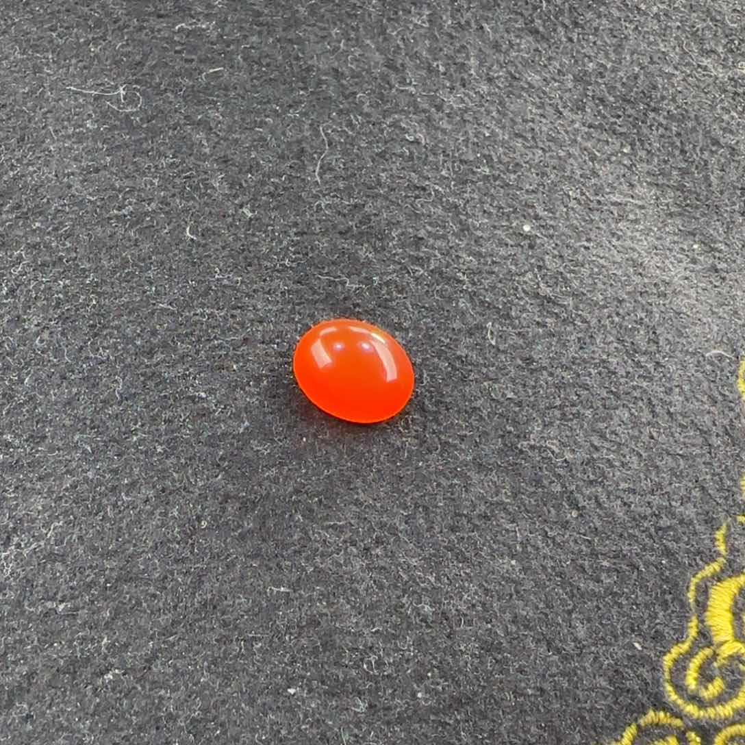 南红玛瑙冰红戒面未镶嵌骆*希